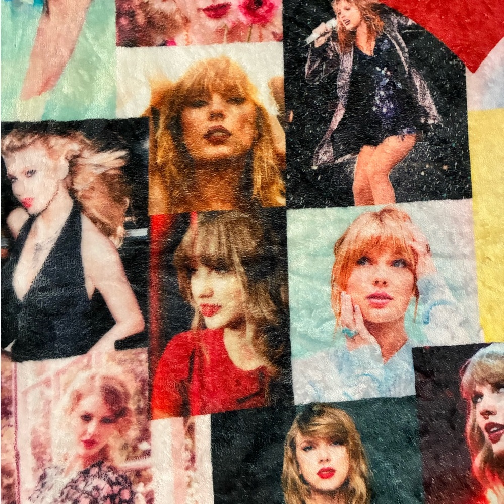 Taylor Swift Collage Blanket - Picture 4 of 6